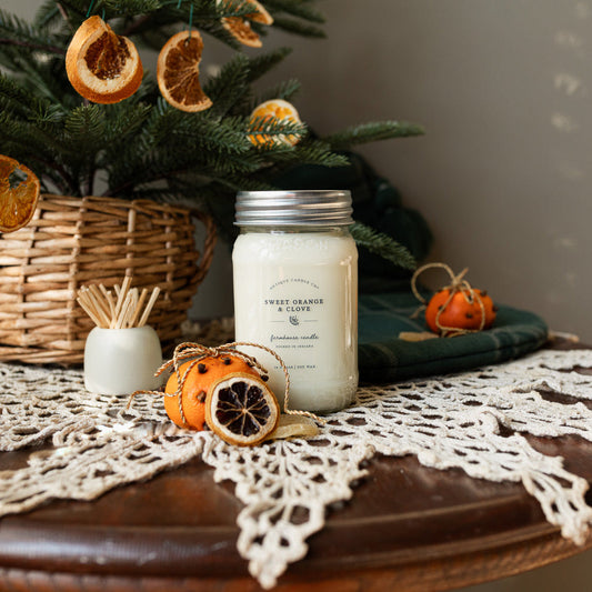 Sweet Orange & Clove 16 oz candle