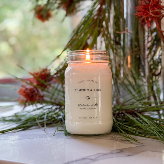 Pumpkin & Pine 16 oz candle