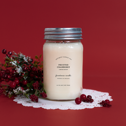 Frosted Cranberry 16 oz candle