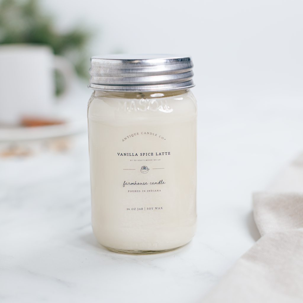 Vanilla Spice Latte by To Mimi's House We Go 16 oz candle